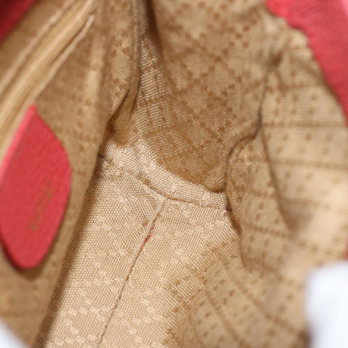 Gucci Bamboo Red Suede Handbag (Pre-Owned) Size ONE SIZE - 18 Thumbnail