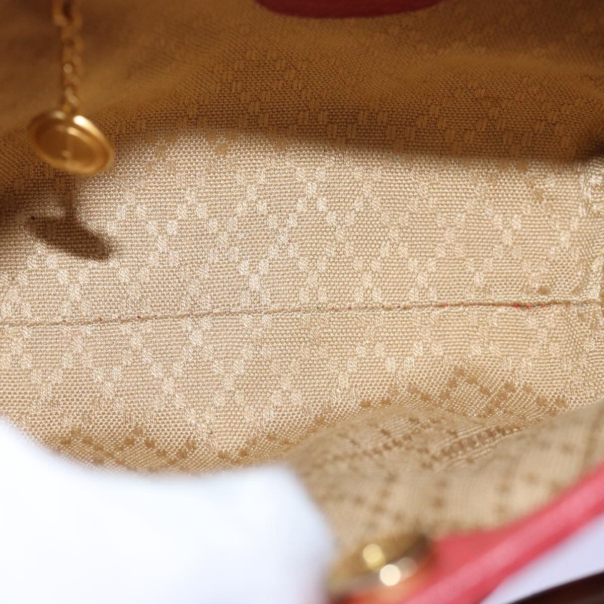 Gucci Bamboo Red Suede Handbag (Pre-Owned) Size ONE SIZE - 5 Thumbnail