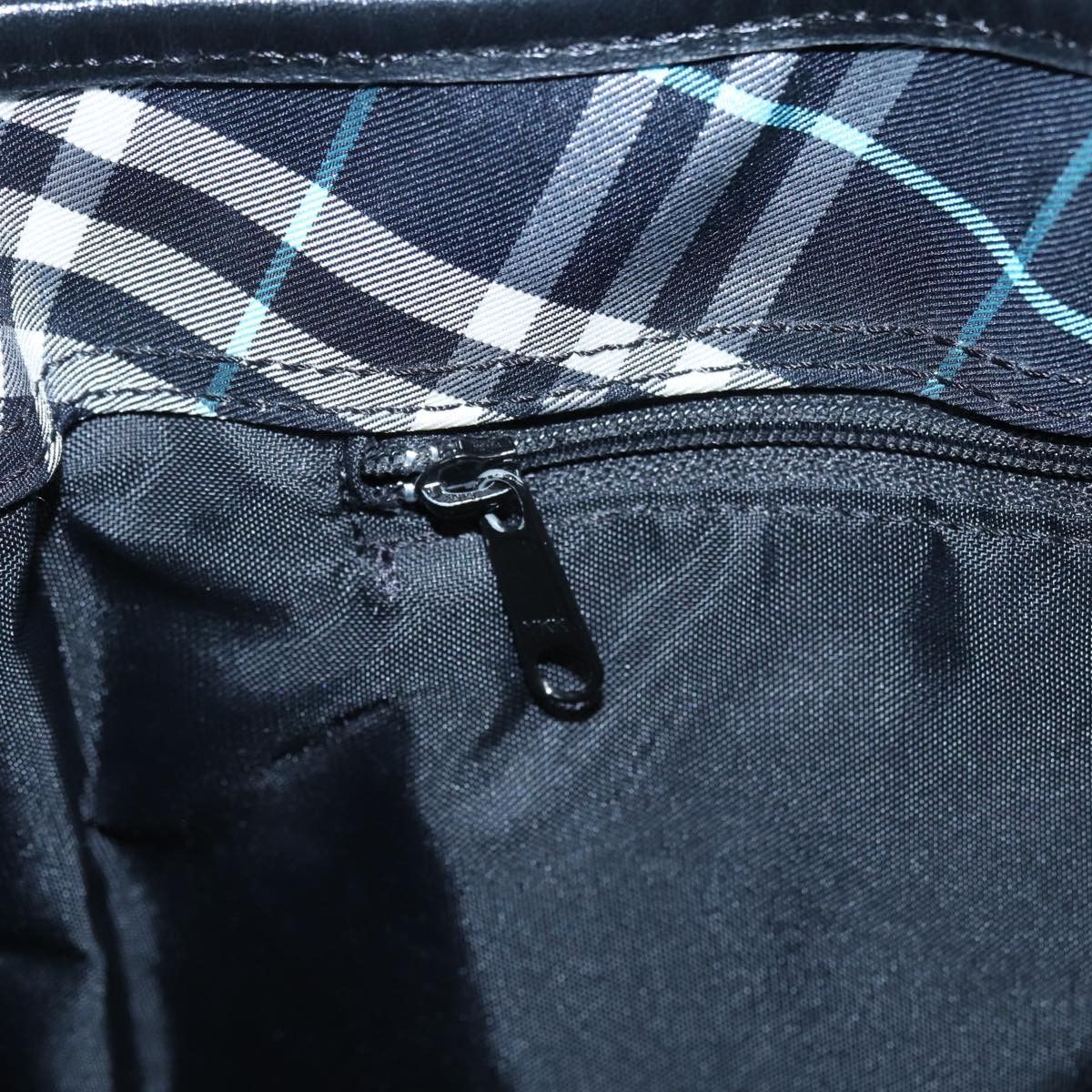 Burberry Nova Check Navy Cloth Shoulder Bag (Pre-Owned) Size ONE SIZE - 6 Thumbnail