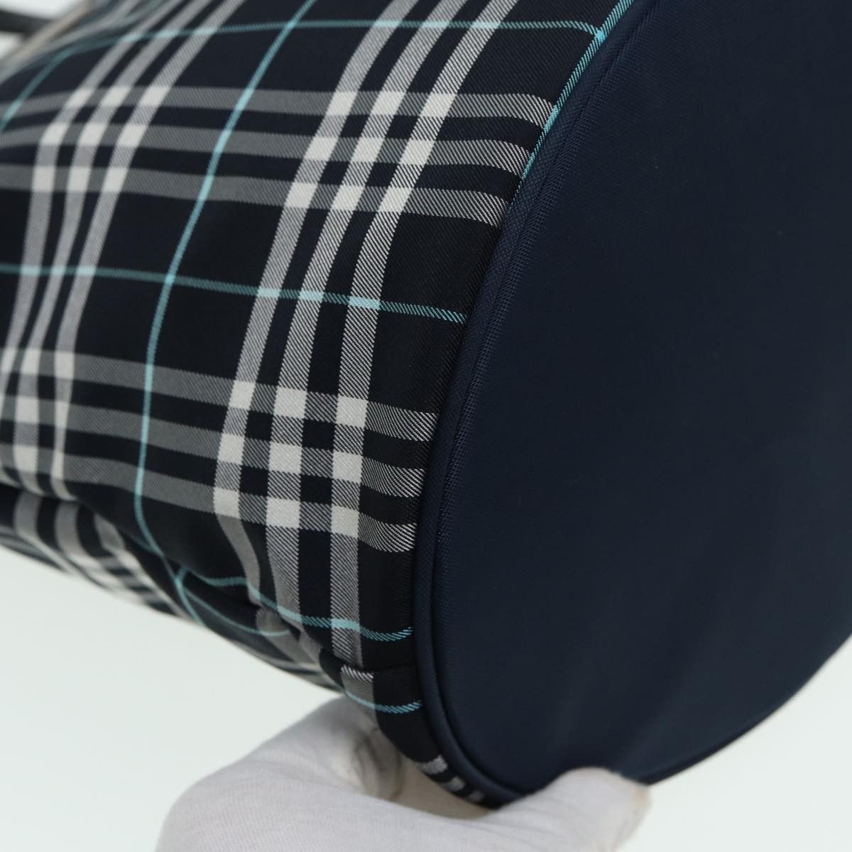 Burberry Nova Check Navy Cloth Shoulder Bag (Pre-Owned) Size ONE SIZE - 12 Thumbnail