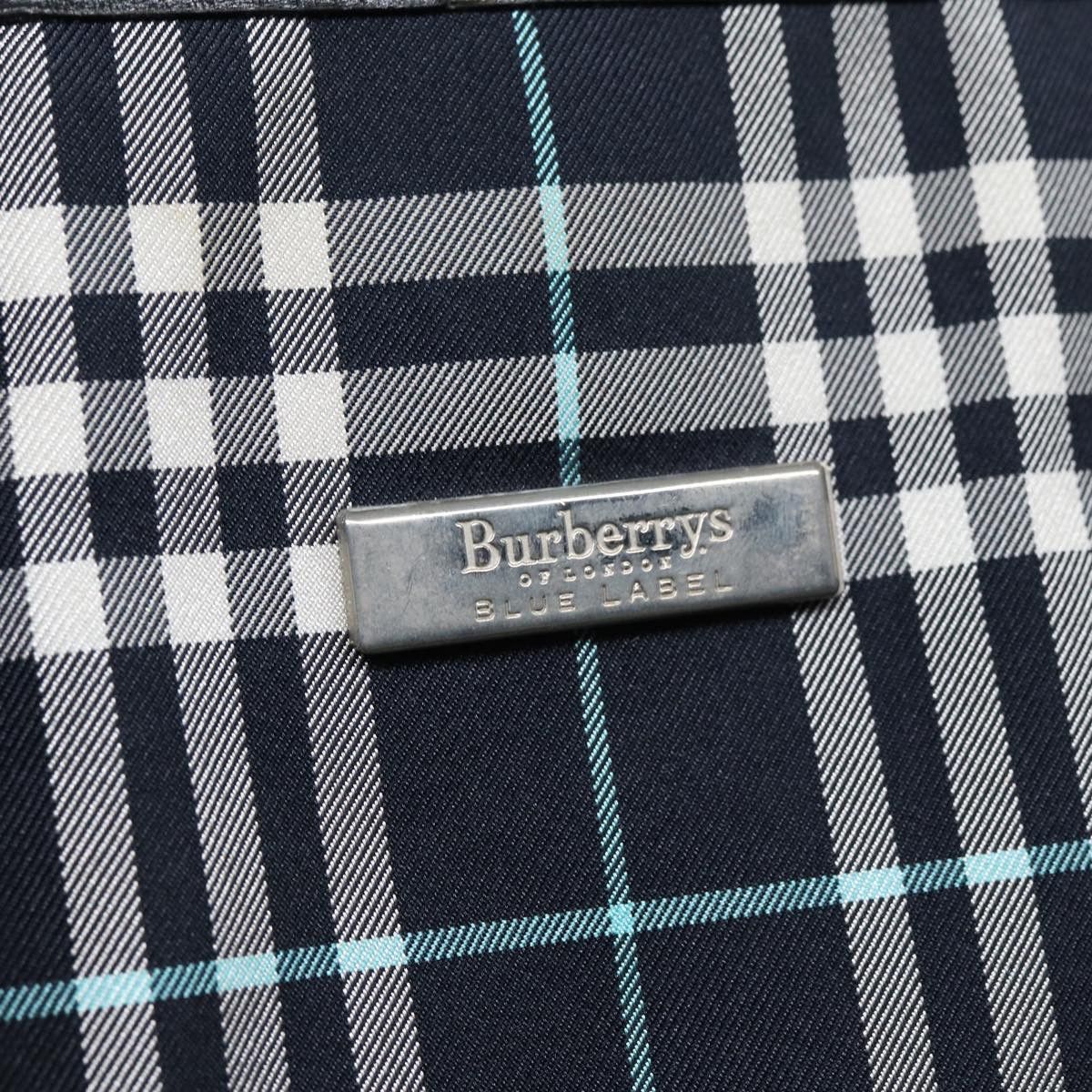 Burberry Nova Check Navy Cloth Shoulder Bag (Pre-Owned) Size ONE SIZE - 18 Thumbnail