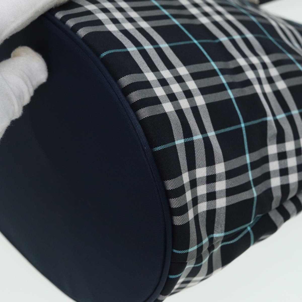 Burberry Nova Check Navy Cloth Shoulder Bag (Pre-Owned) Size ONE SIZE - 17 Thumbnail
