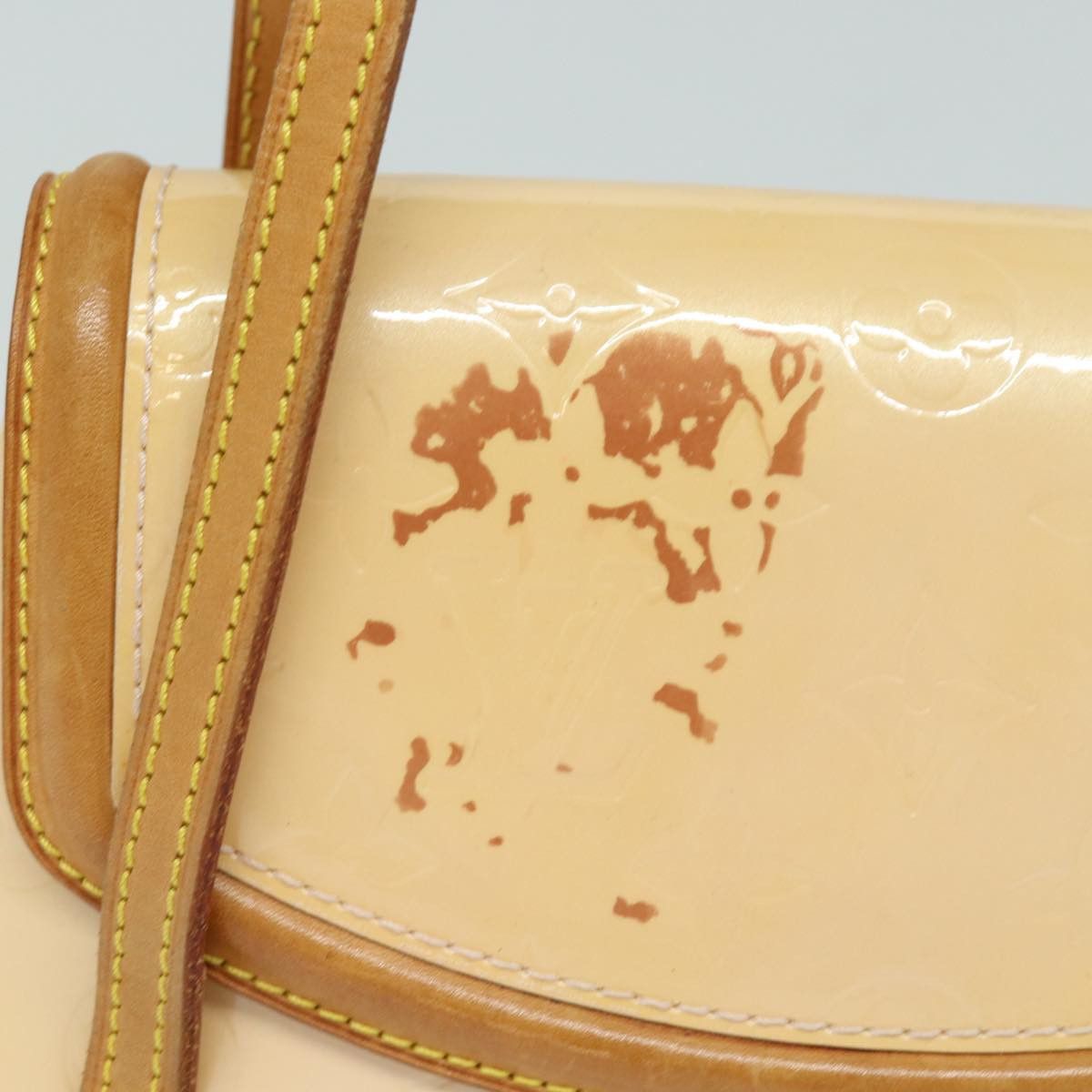 Louis Vuitton Biscayne Bay Camel Patent Leather Shoulder Bag (Pre-Owned) Size ONE SIZE - 9 Thumbnail