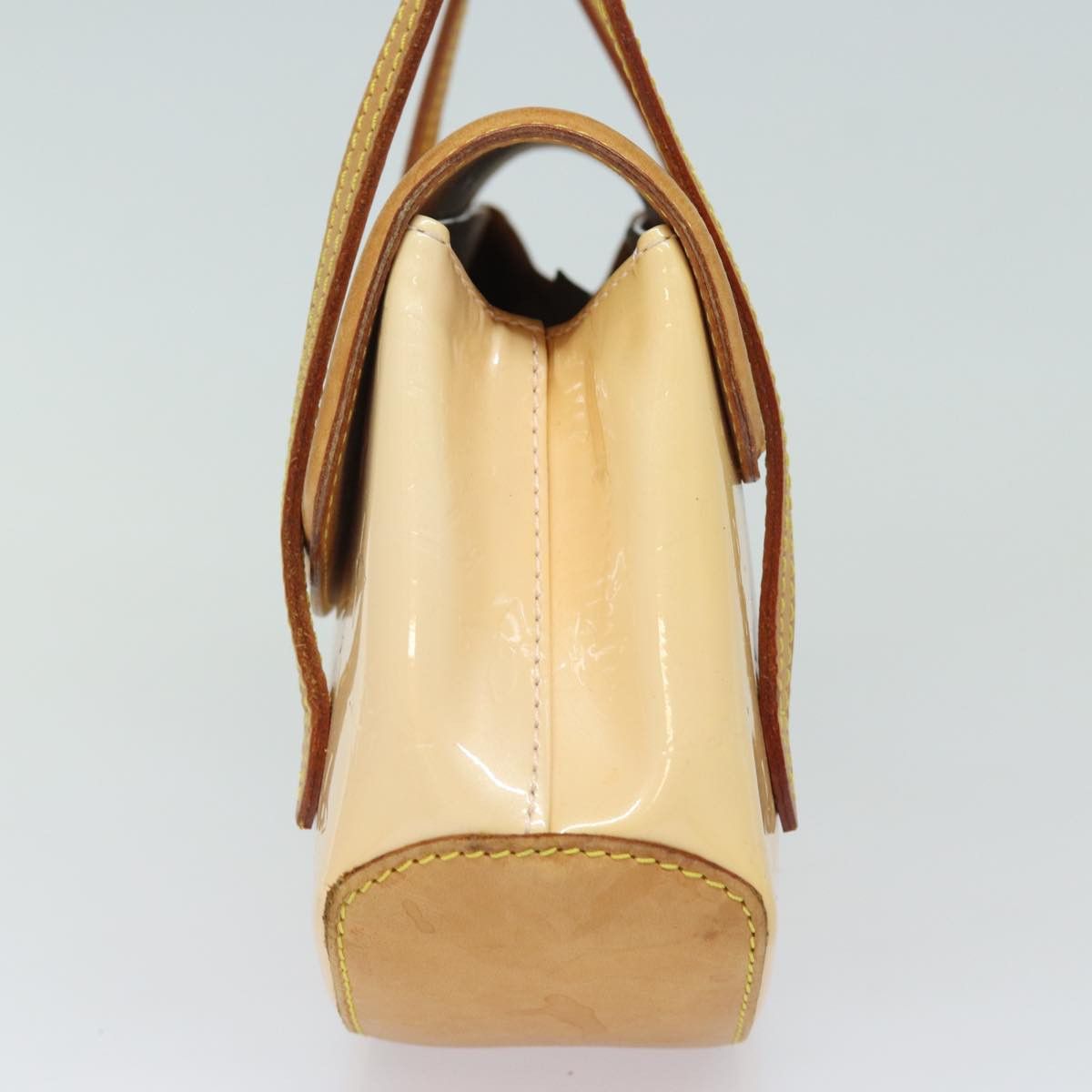 Louis Vuitton Biscayne Bay Camel Patent Leather Shoulder Bag (Pre-Owned) Size ONE SIZE - 11 Thumbnail