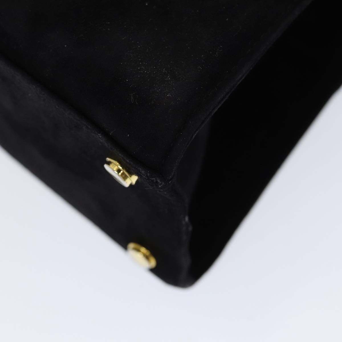 Salvatore Ferragamo Black Suede Shoulder Bag (Pre-Owned) Size ONE SIZE - 17 Thumbnail