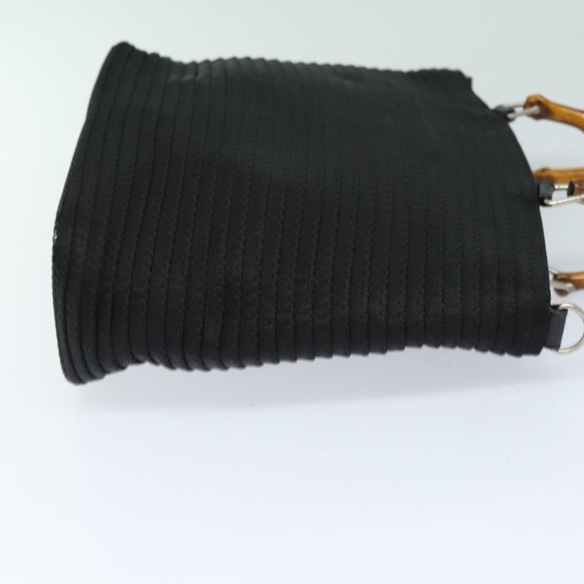 Gucci Bamboo Black Synthetic Handbag (Pre-Owned) Size ONE SIZE - 9 Thumbnail