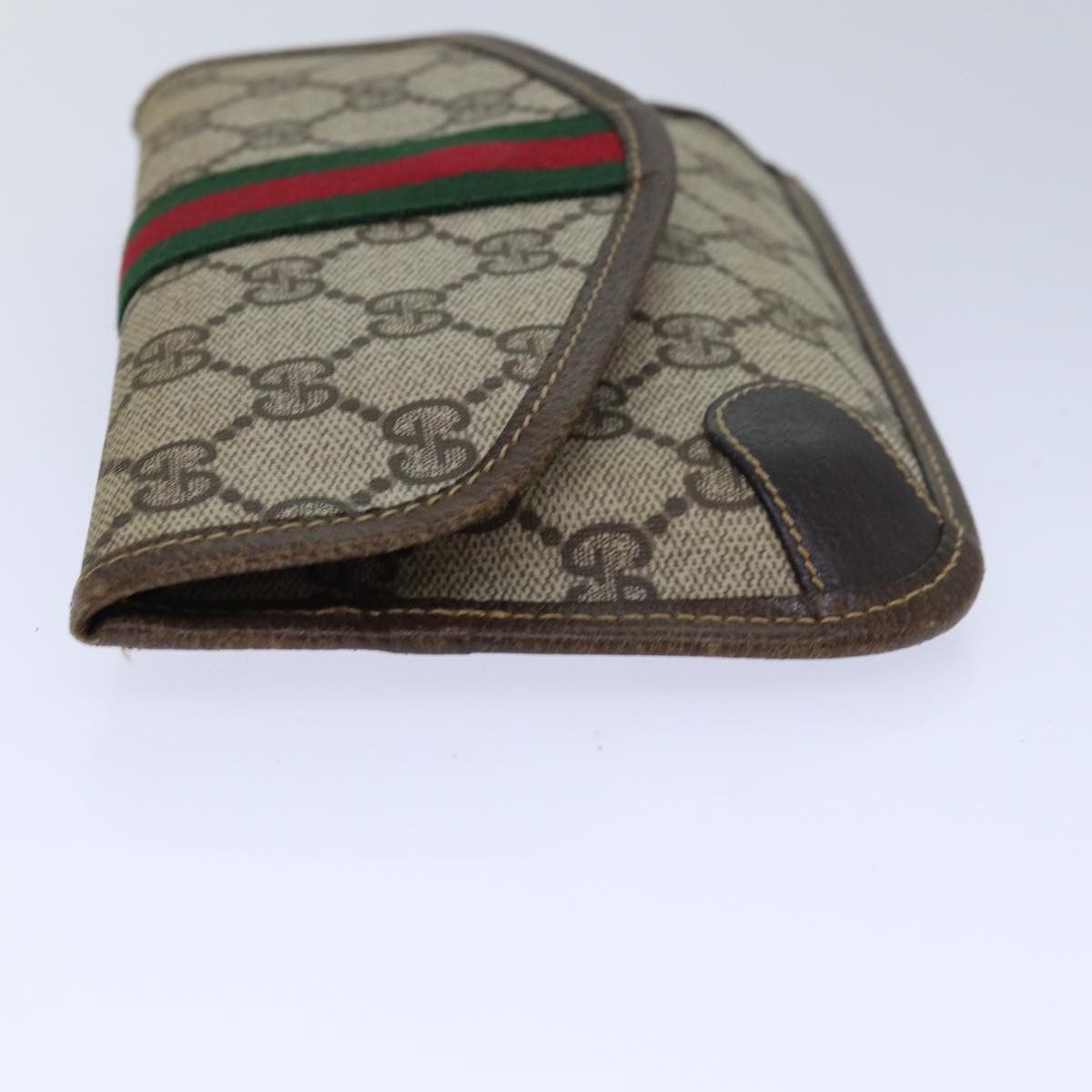 Gucci Web Beige Canvas Clutch Bag (Pre-Owned) Size ONE SIZE - 9 Thumbnail