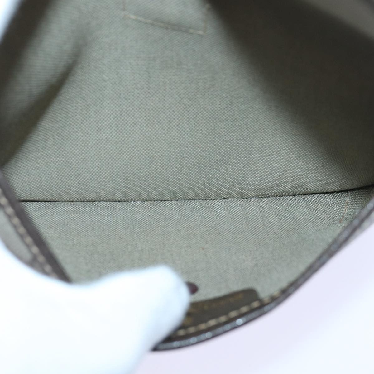 Gucci Web Beige Canvas Clutch Bag (Pre-Owned) Size ONE SIZE - 5 Thumbnail