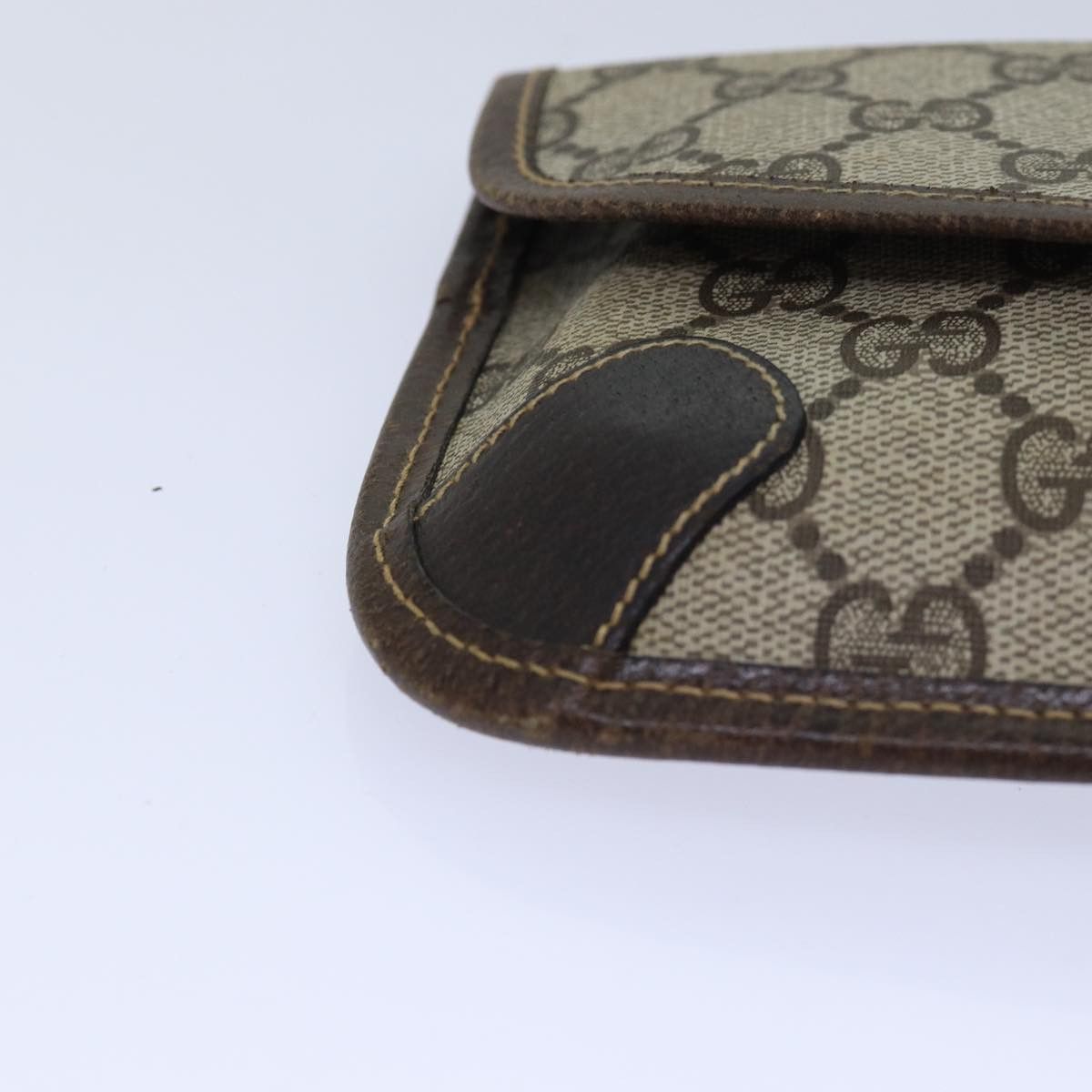 Gucci Web Beige Canvas Clutch Bag (Pre-Owned) Size ONE SIZE - 7 Thumbnail