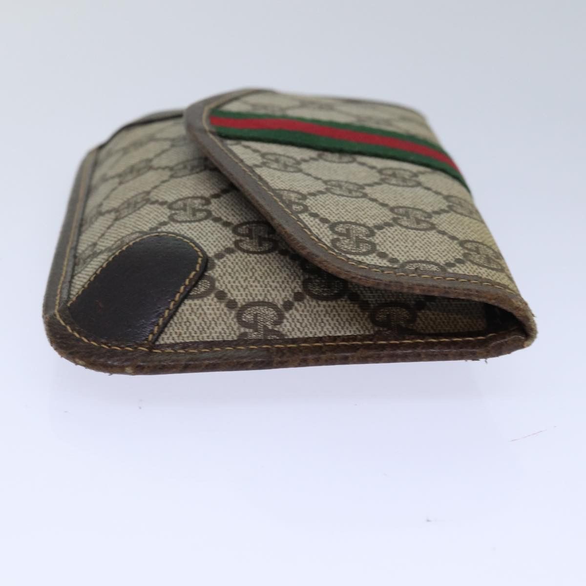 Gucci Web Beige Canvas Clutch Bag (Pre-Owned) Size ONE SIZE - 10 Thumbnail