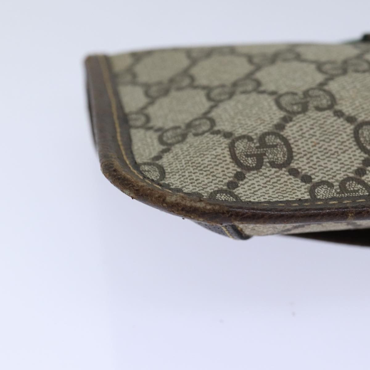 Gucci Web Beige Canvas Clutch Bag (Pre-Owned) Size ONE SIZE - 13 Thumbnail