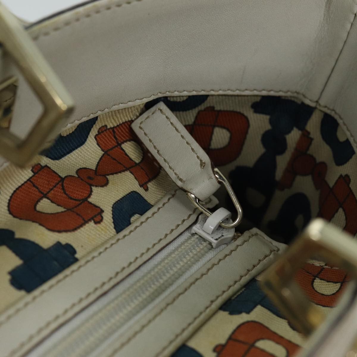 Gucci Gg Canvas White Canvas Tote Bag (Pre-Owned) Size ONE SIZE - 17 Thumbnail