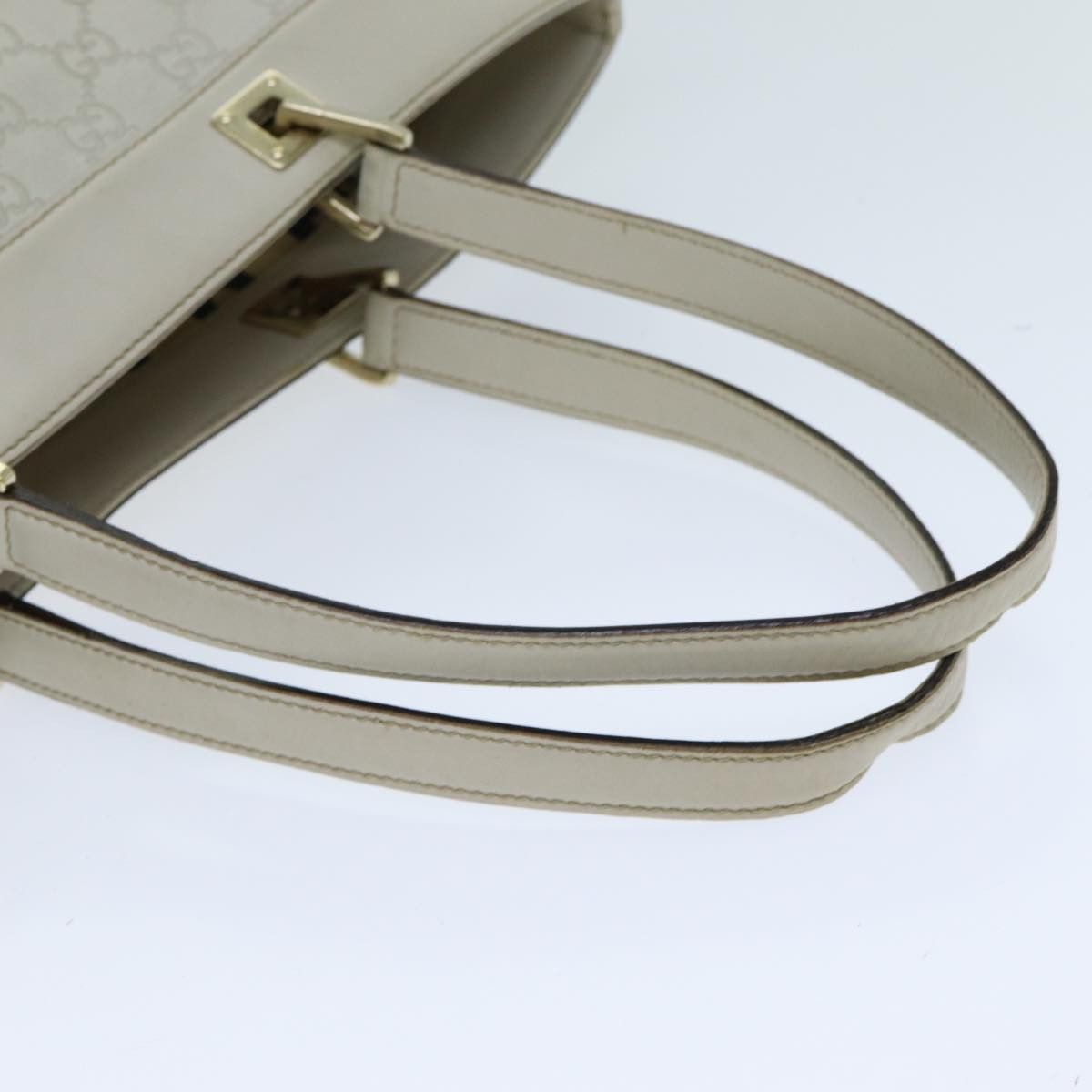 Gucci Gg Canvas White Canvas Tote Bag (Pre-Owned) Size ONE SIZE - 11 Thumbnail