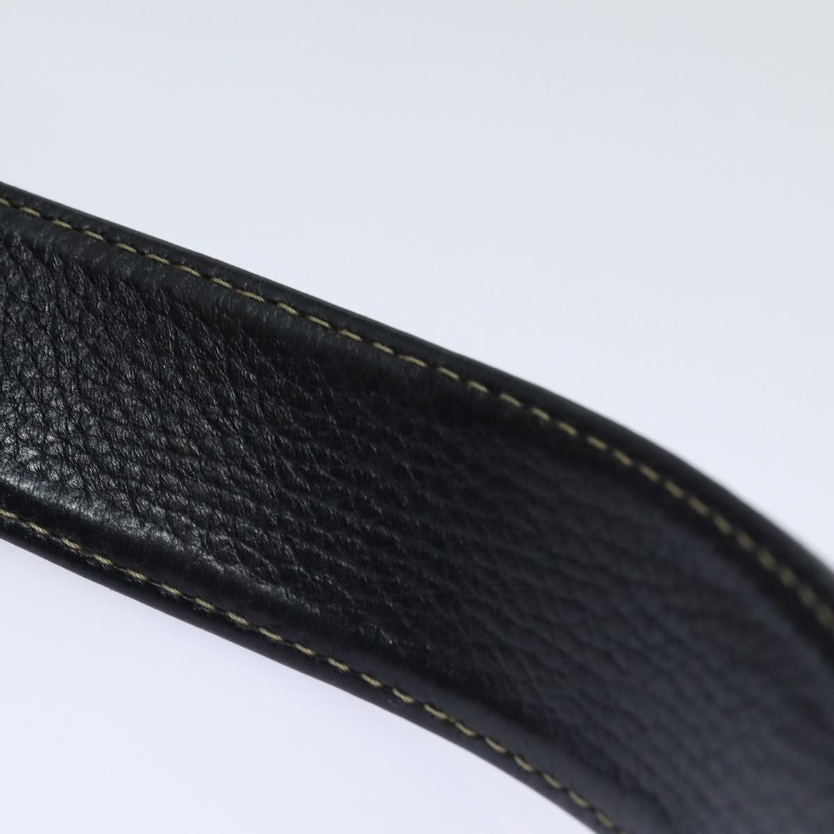 Chanel - Black Leather Shoulder Bag (Pre-Owned) Size ONE SIZE - 13 Thumbnail