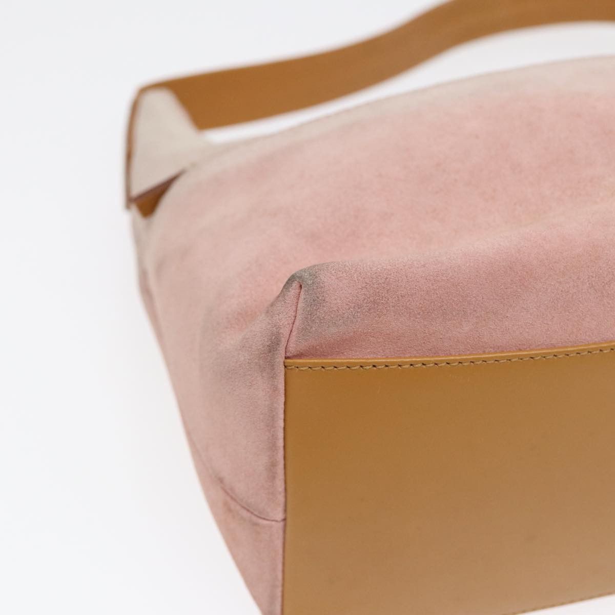Gucci Pink Suede Handbag (Pre-Owned) Size ONE SIZE - 16 Thumbnail