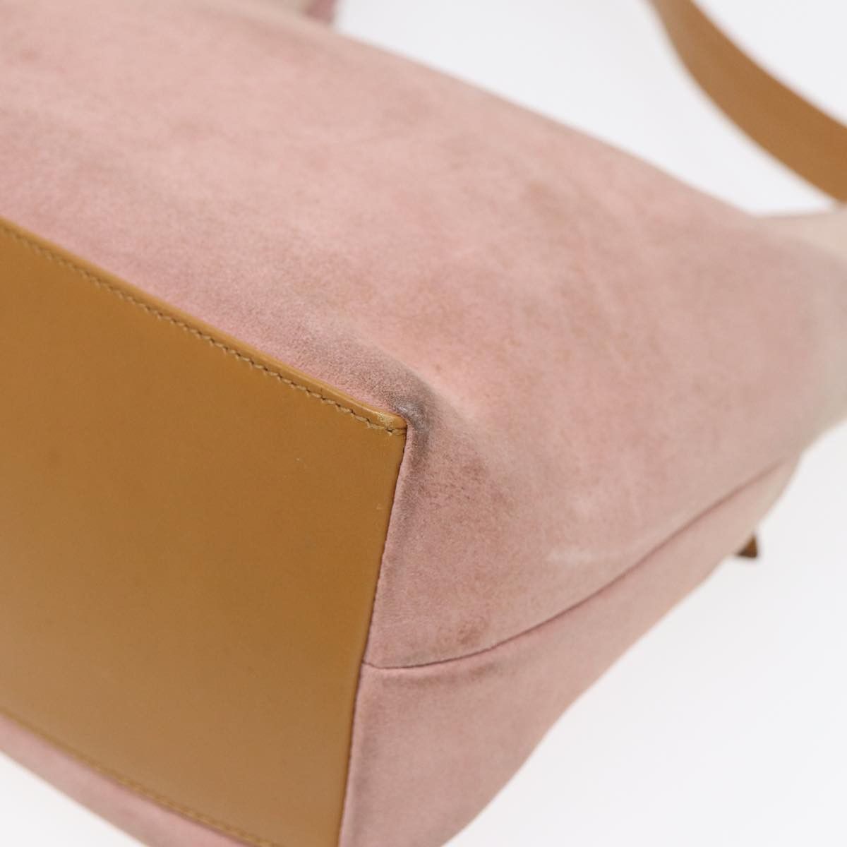 Gucci Pink Suede Handbag (Pre-Owned) Size ONE SIZE - 17 Thumbnail