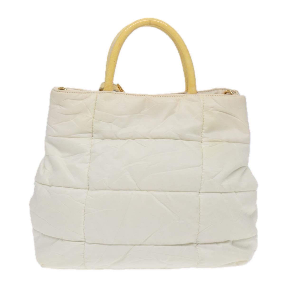 Prada White Synthetic Handbag (Pre-Owned) Size ONE SIZE - 2 Thumbnail