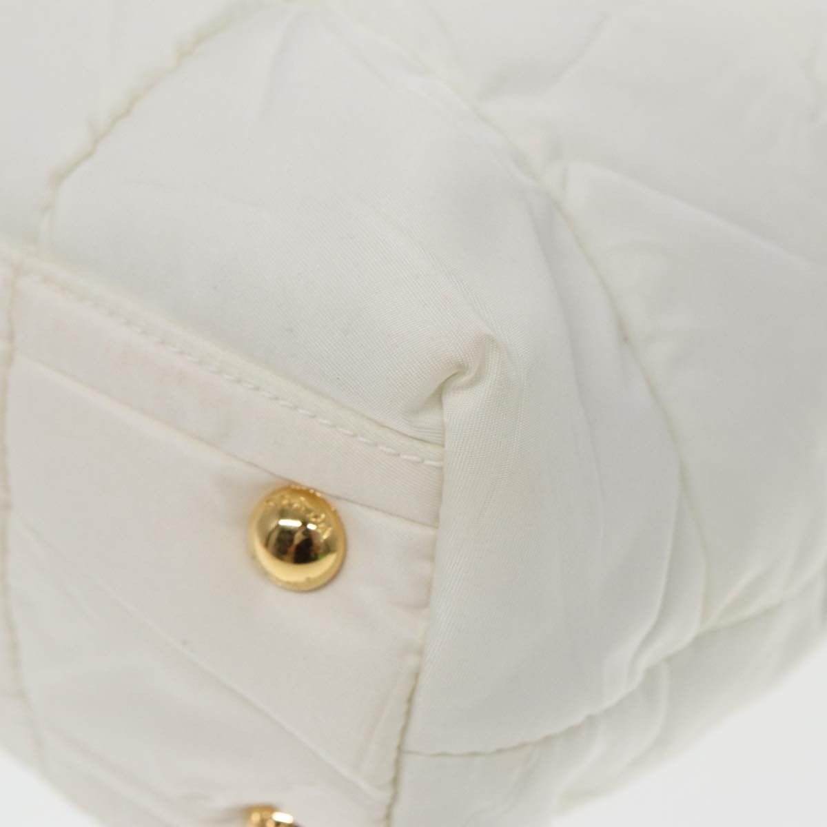 Prada White Synthetic Handbag (Pre-Owned) Size ONE SIZE - 13 Thumbnail