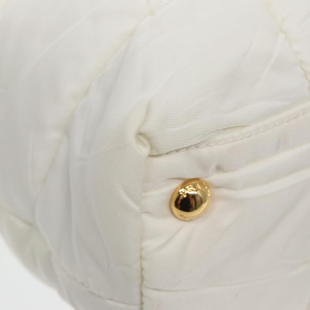 Prada White Synthetic Handbag (Pre-Owned) Size ONE SIZE - 16 Thumbnail