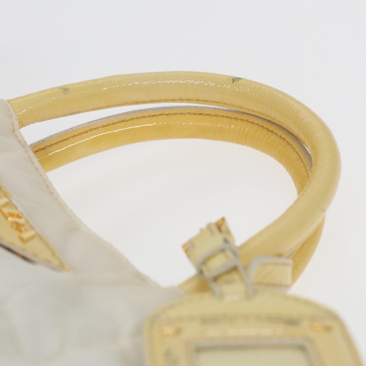 Prada White Synthetic Handbag (Pre-Owned) Size ONE SIZE - 12 Thumbnail