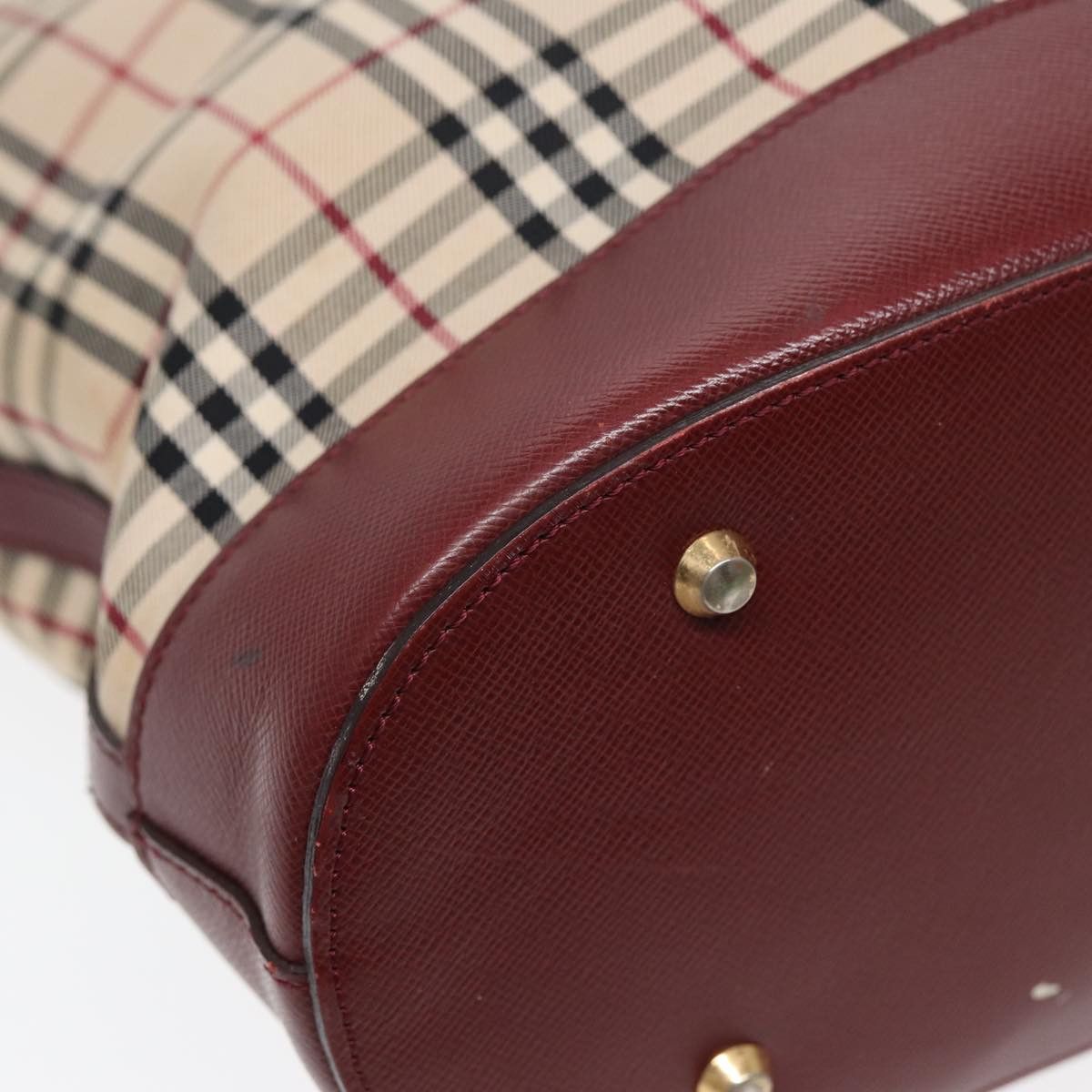 Burberry Nova Check Beige Canvas Tote Bag (Pre-Owned) Size ONE SIZE - 17 Thumbnail