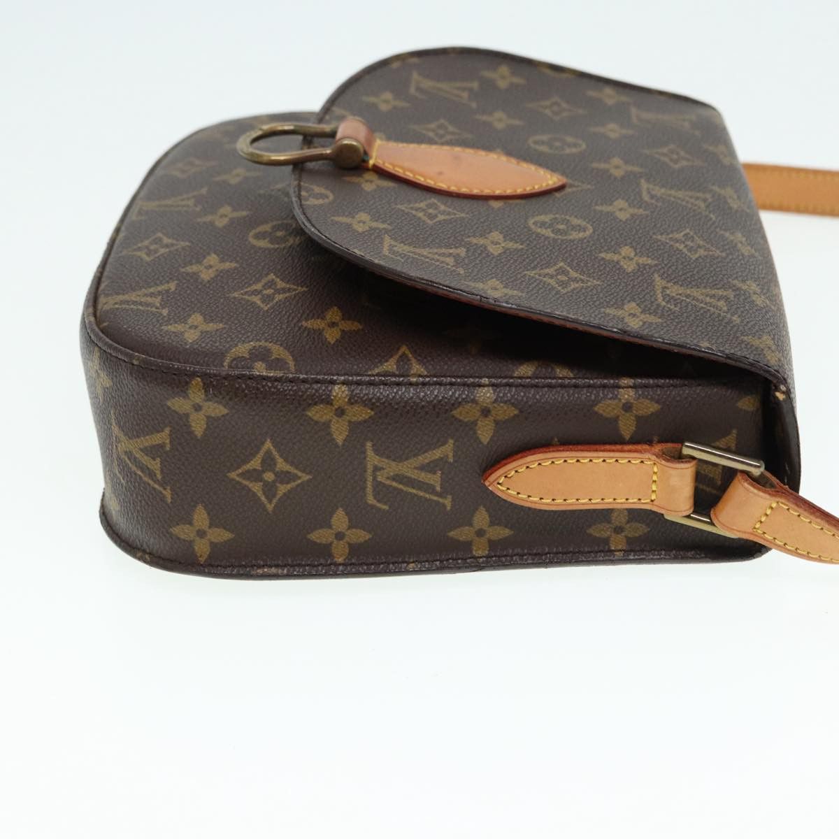 Louis Vuitton Saint Cloud Brown Canvas Shoulder Bag (Pre-Owned) Size ONE SIZE - 13 Thumbnail