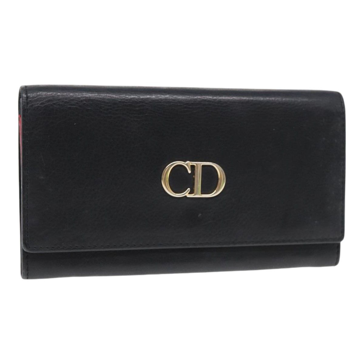 Dior Cd Black Leather Wallet (Pre-Owned) Size ONE SIZE - 13 Thumbnail