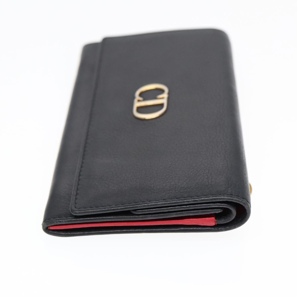 Dior Cd Black Leather Wallet (Pre-Owned) Size ONE SIZE - 8 Thumbnail