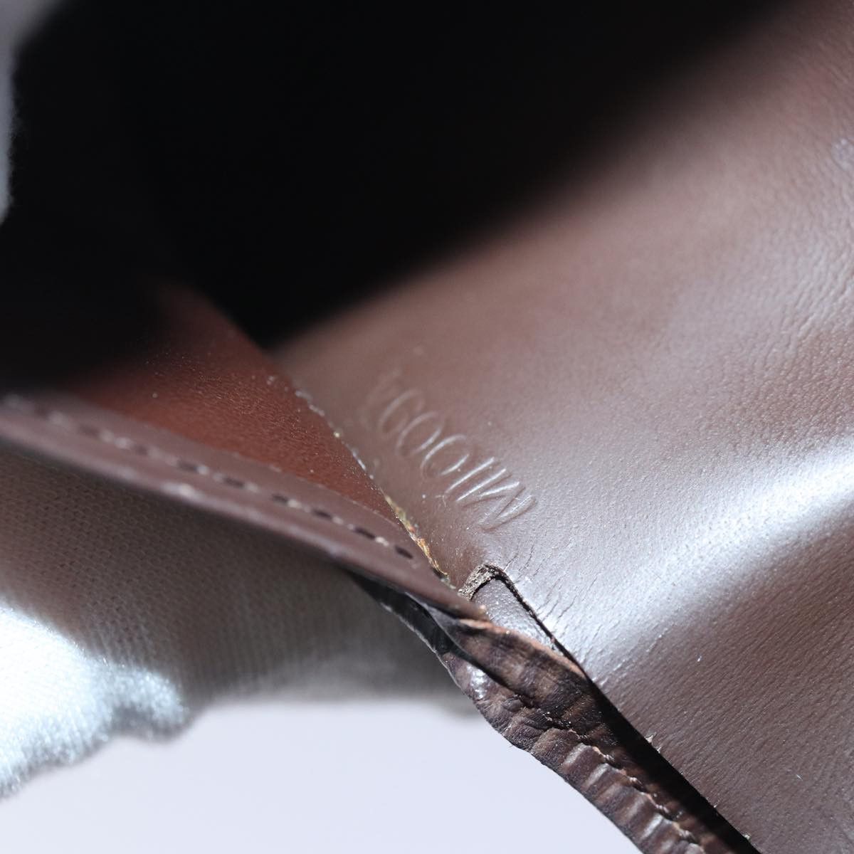 Louis Vuitton Viennois Brown Leather Wallet (Pre-Owned) Size ONE SIZE - 7 Thumbnail