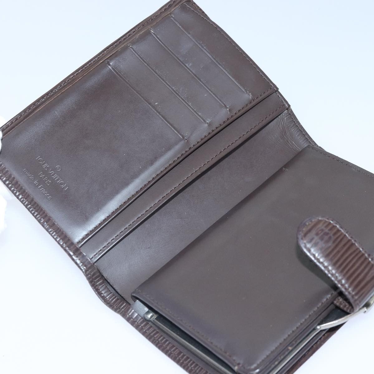 Louis Vuitton Viennois Brown Leather Wallet (Pre-Owned) Size ONE SIZE - 5 Thumbnail