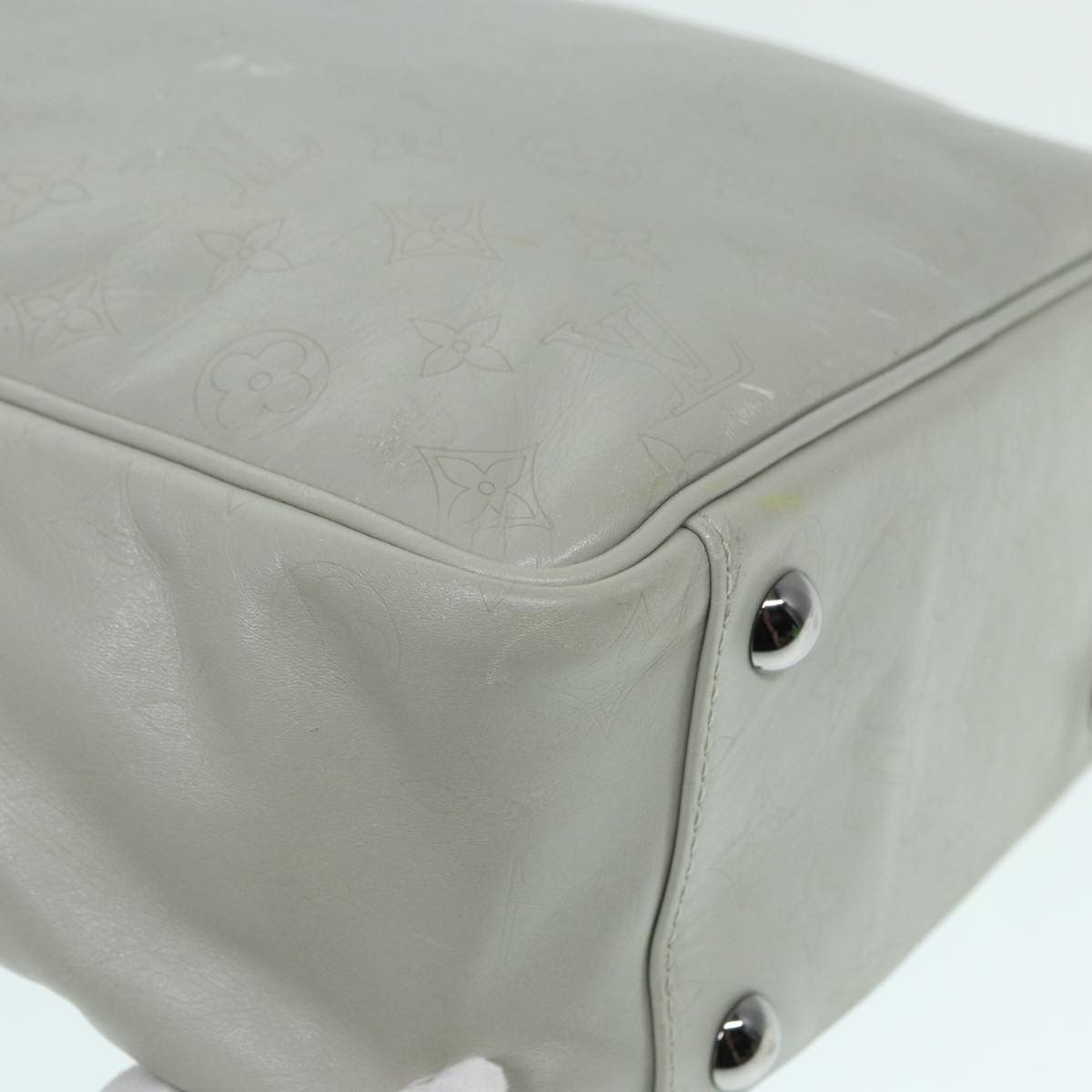 Louis Vuitton Clarckson White Leather Shoulder Bag (Pre-Owned) Size ONE SIZE - 11 Thumbnail
