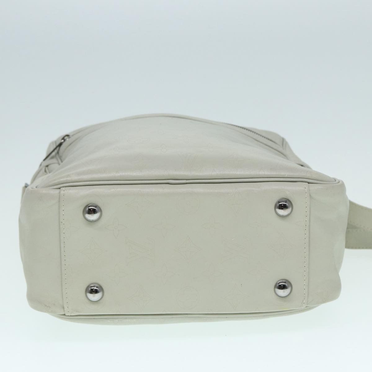 Louis Vuitton Clarckson White Leather Shoulder Bag (Pre-Owned) Size ONE SIZE - 4 Thumbnail