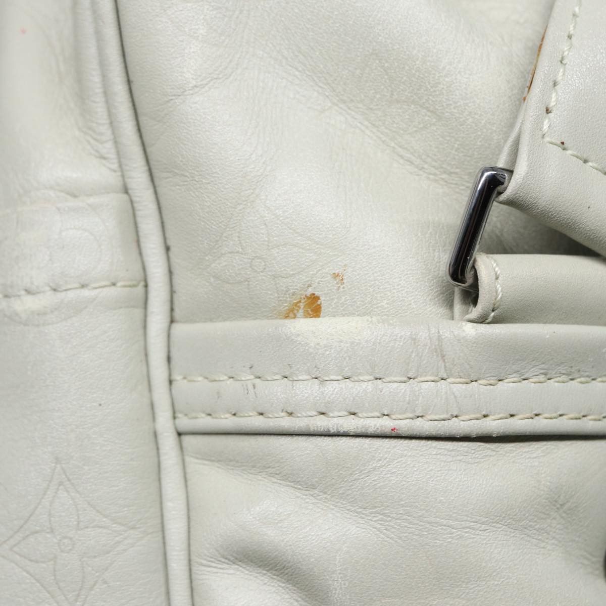 Louis Vuitton Clarckson White Leather Shoulder Bag (Pre-Owned) Size ONE SIZE - 20 Thumbnail