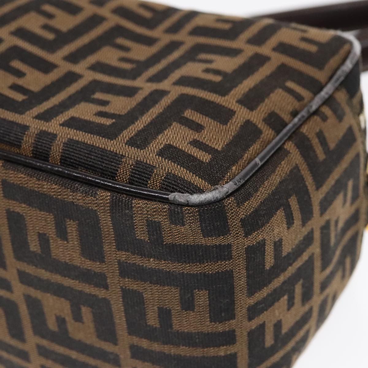 Fendi Camera Case Brown Canvas Shoulder Bag (Pre-Owned) Size ONE SIZE - 7 Thumbnail