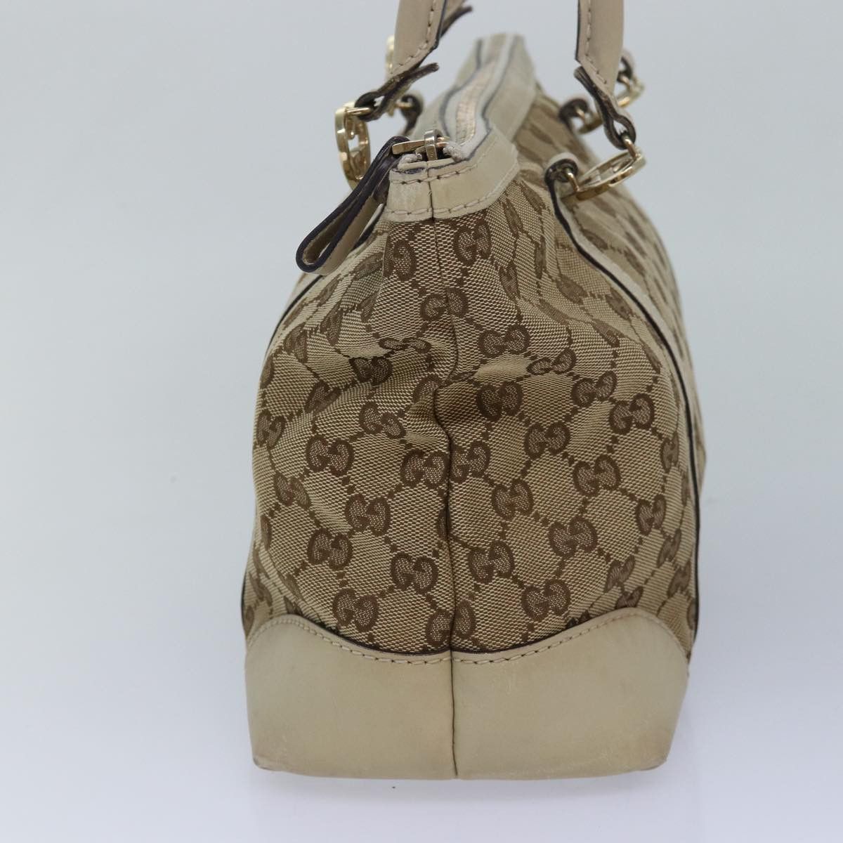 Gucci Gg Canvas Beige Canvas Tote Bag (Pre-Owned) Size ONE SIZE - 9 Thumbnail