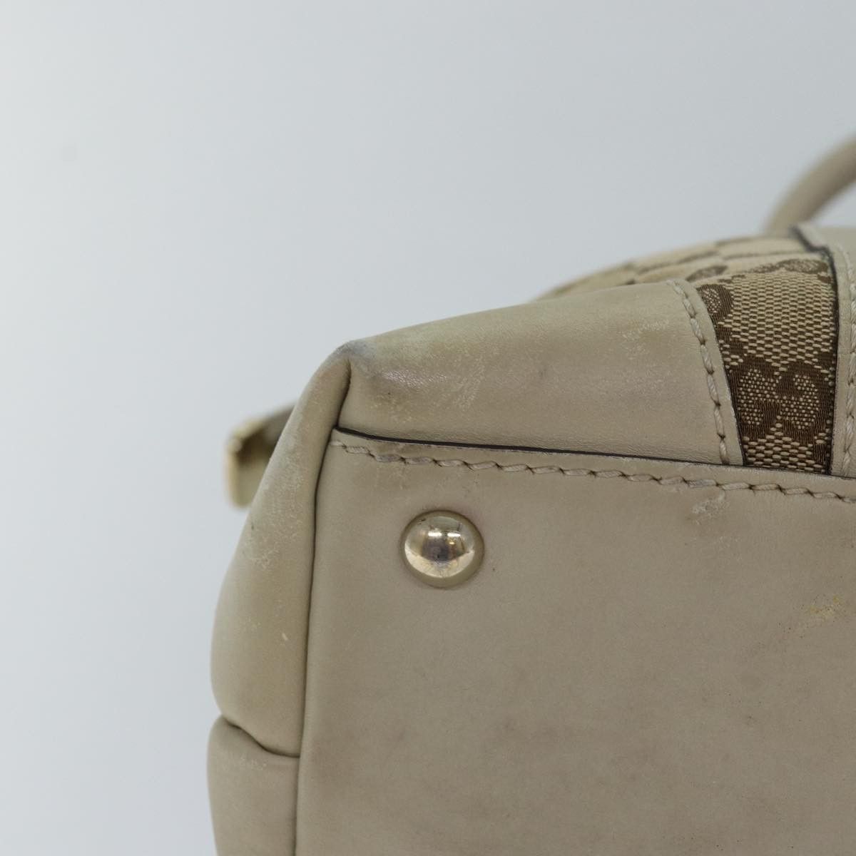 Gucci Gg Canvas Beige Canvas Tote Bag (Pre-Owned) Size ONE SIZE - 12 Thumbnail