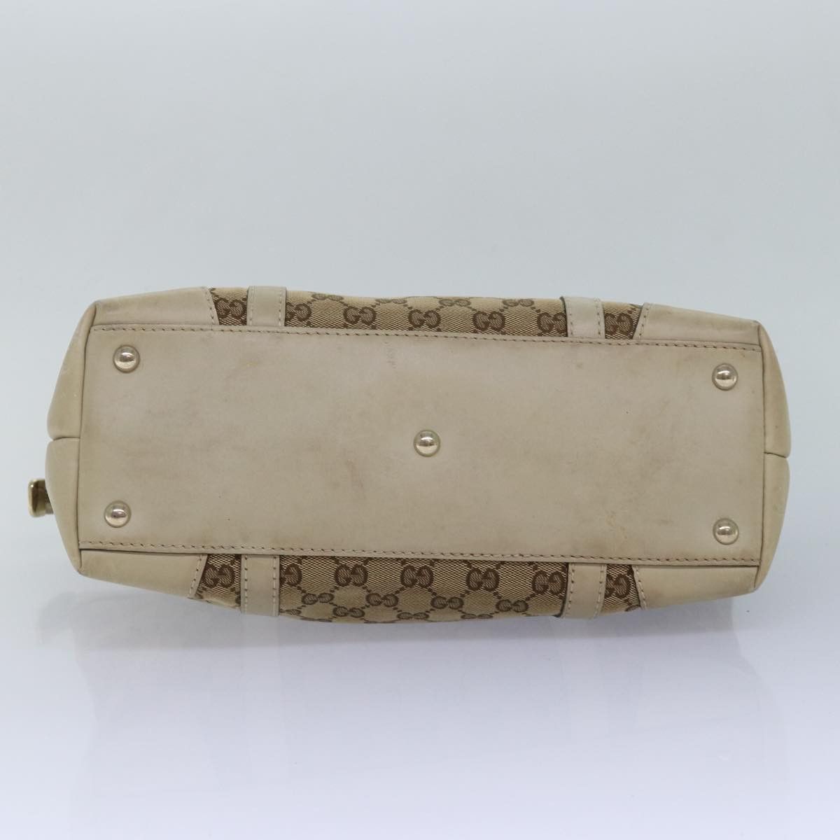 Gucci Gg Canvas Beige Canvas Tote Bag (Pre-Owned) Size ONE SIZE - 3 Thumbnail