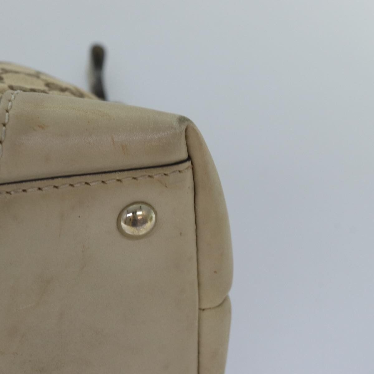Gucci Gg Canvas Beige Canvas Tote Bag (Pre-Owned) Size ONE SIZE - 13 Thumbnail
