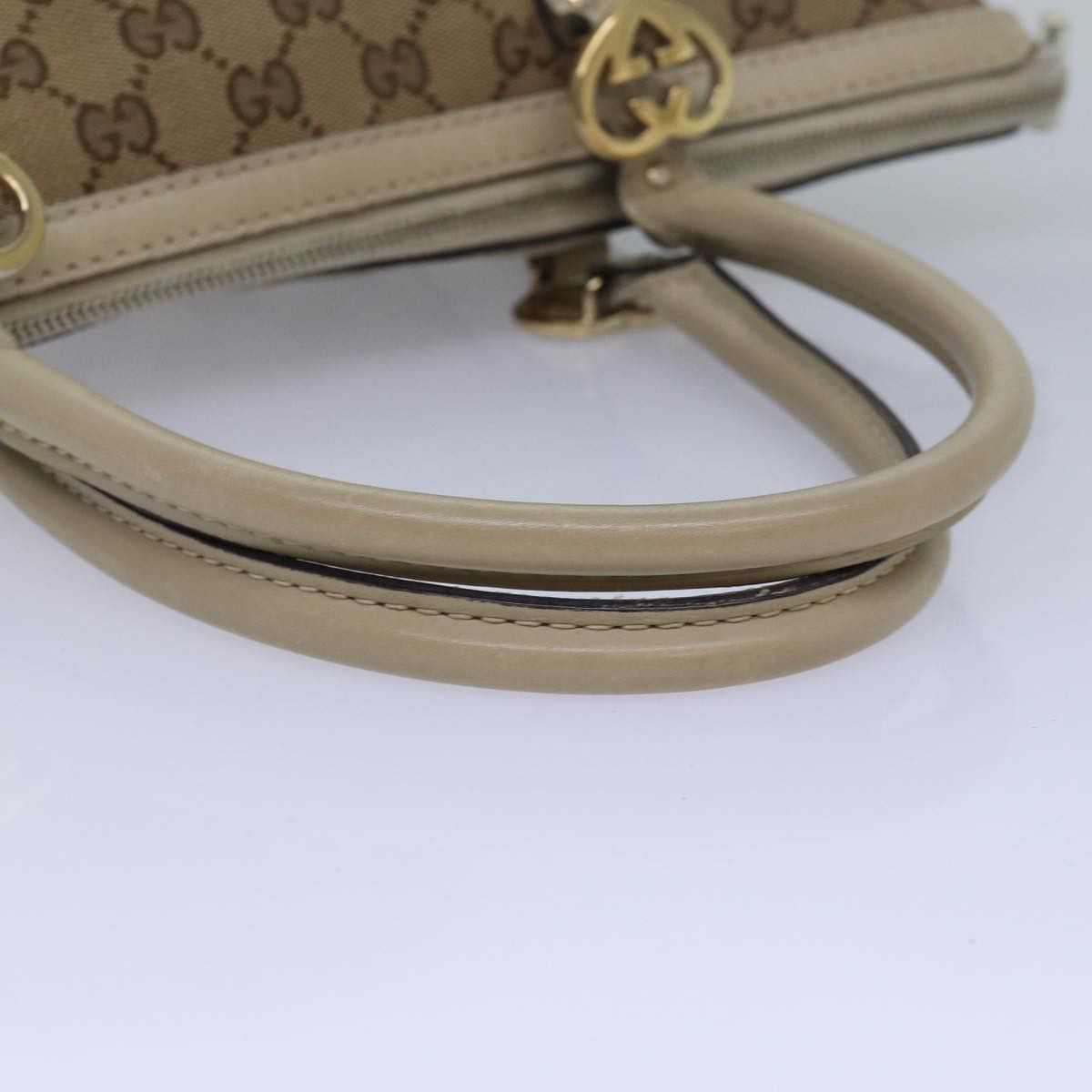 Gucci Gg Canvas Beige Canvas Tote Bag (Pre-Owned) Size ONE SIZE - 4 Thumbnail
