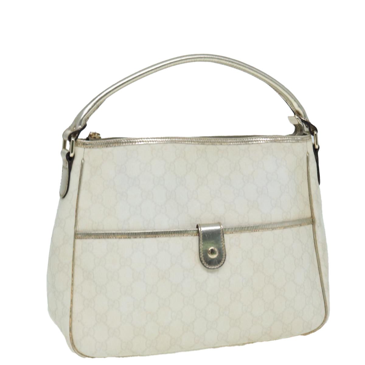 Gucci Gg Canvas White Canvas Handbag (Pre-Owned) Size ONE SIZE - 20 Thumbnail