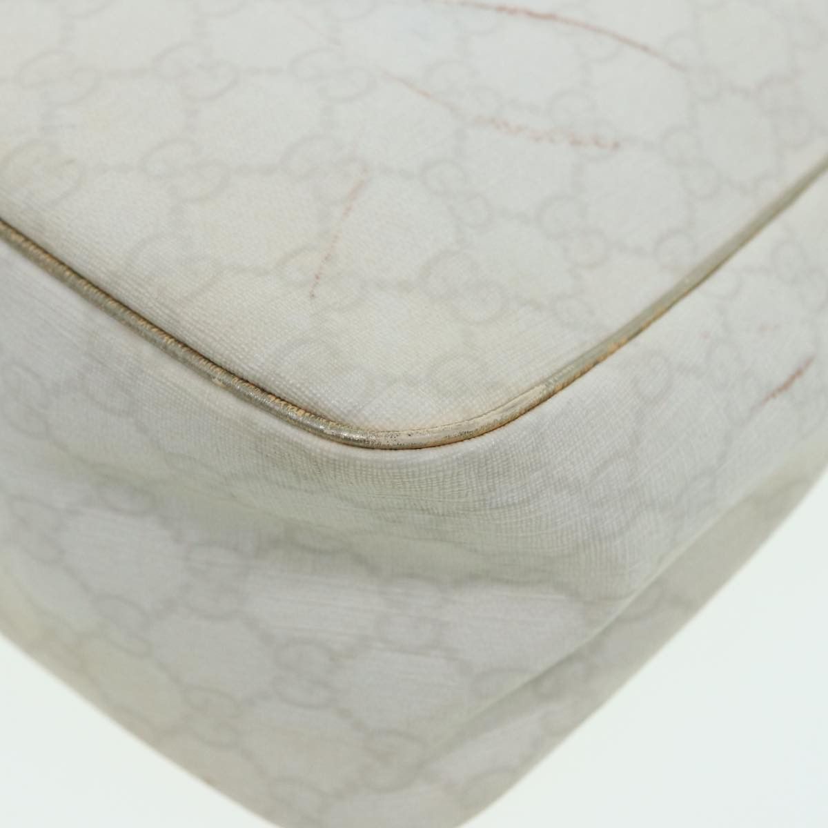 Gucci Gg Canvas White Canvas Handbag (Pre-Owned) Size ONE SIZE - 17 Thumbnail