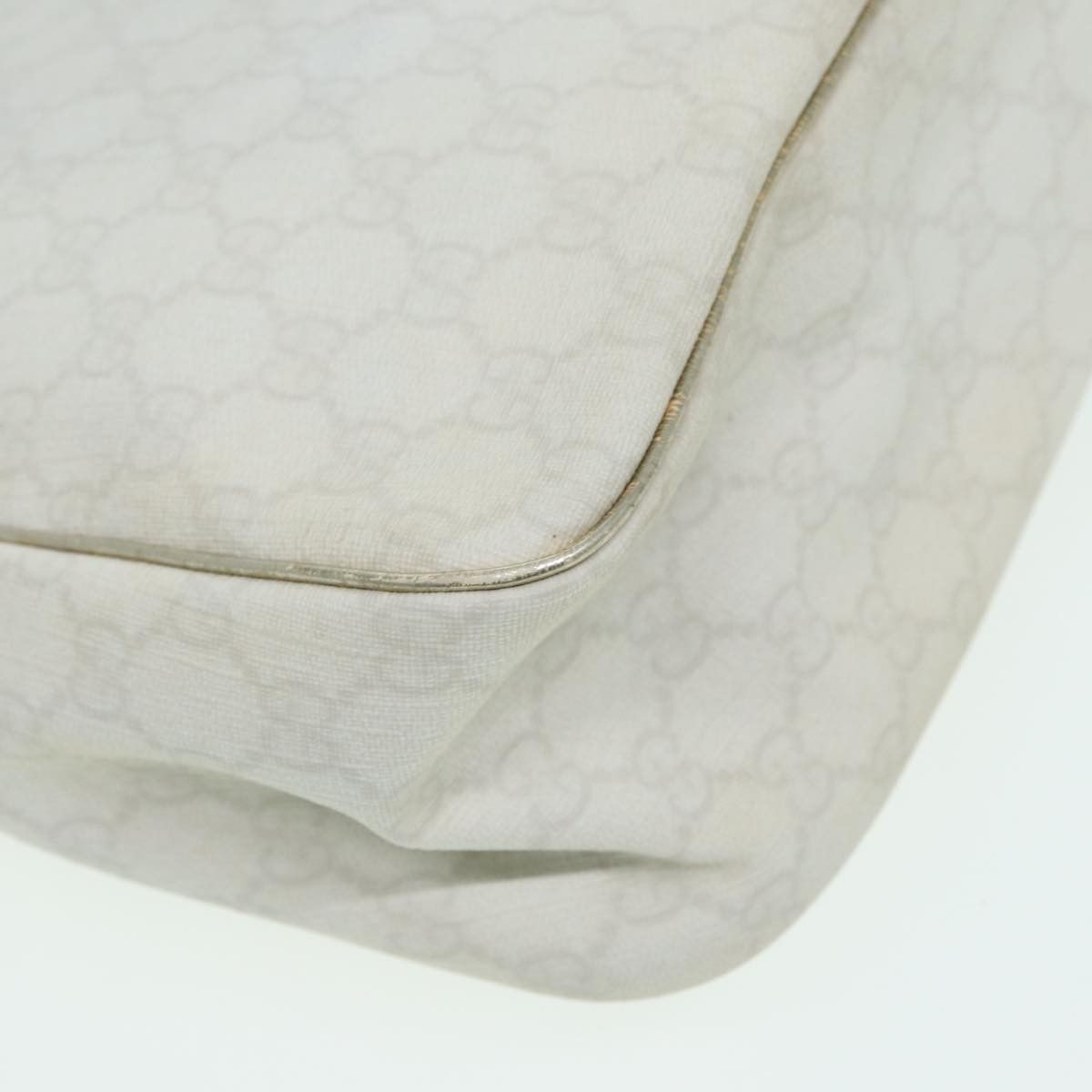 Gucci Gg Canvas White Canvas Handbag (Pre-Owned) Size ONE SIZE - 16 Thumbnail
