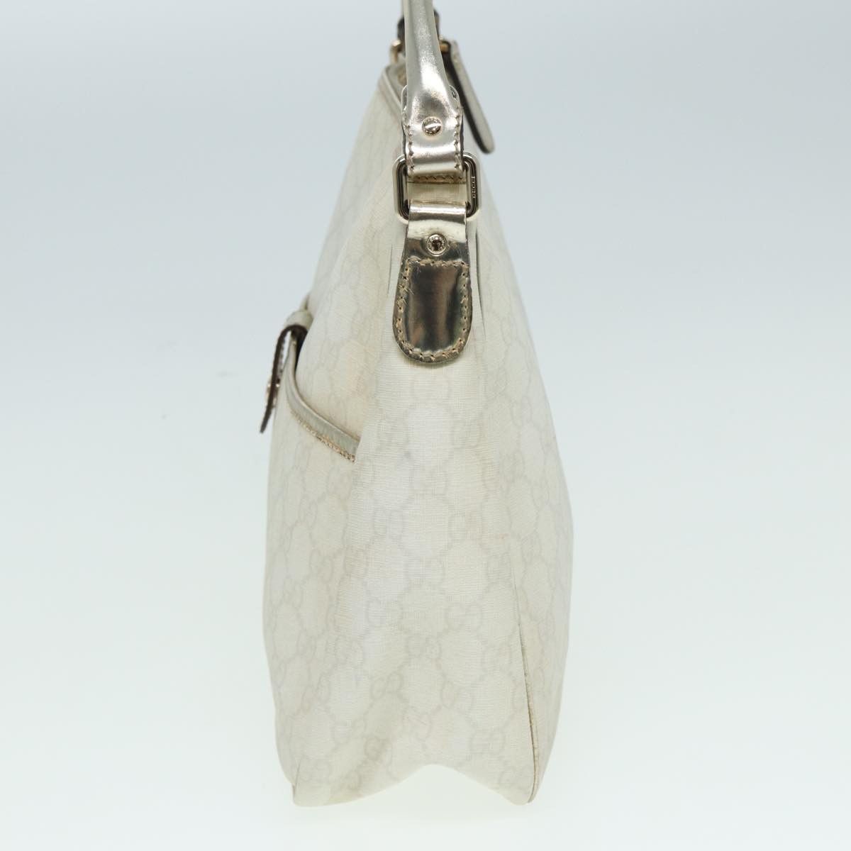 Gucci Gg Canvas White Canvas Handbag (Pre-Owned) Size ONE SIZE - 10 Thumbnail