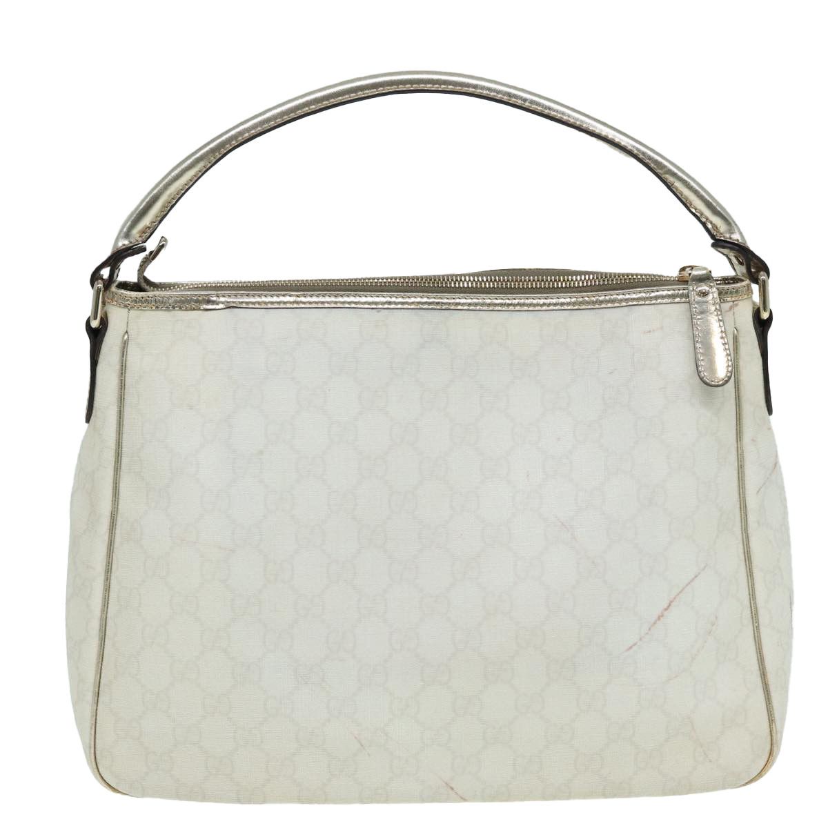Gucci Gg Canvas White Canvas Handbag (Pre-Owned) Size ONE SIZE - 2 Thumbnail