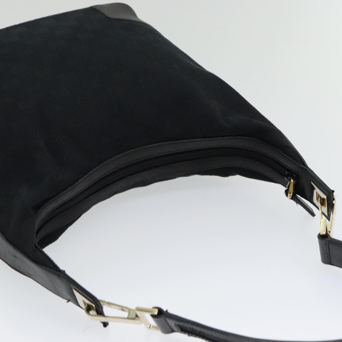 Gucci Hobo Black Canvas Shoulder Bag (Pre-Owned) Size ONE SIZE - 4 Thumbnail
