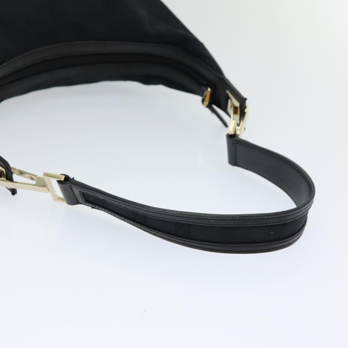 Gucci Hobo Black Canvas Shoulder Bag (Pre-Owned) Size ONE SIZE - 11 Thumbnail