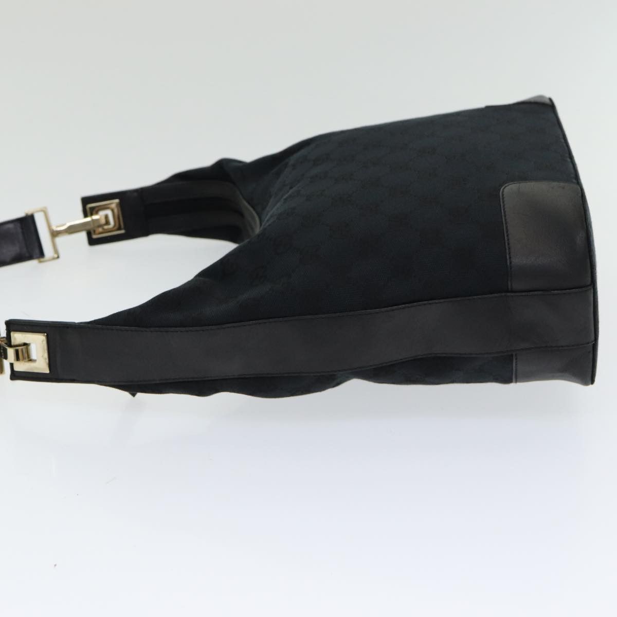 Gucci Hobo Black Canvas Shoulder Bag (Pre-Owned) Size ONE SIZE - 10 Thumbnail