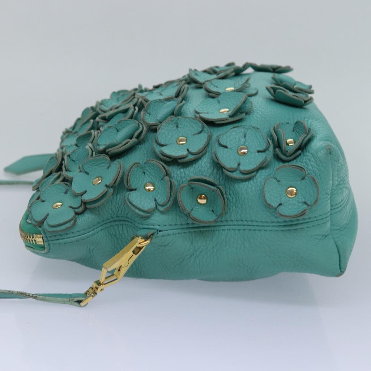Burberry Prorsum Blue Leather Shoulder Bag (Pre-Owned) Size ONE SIZE - 3 Thumbnail
