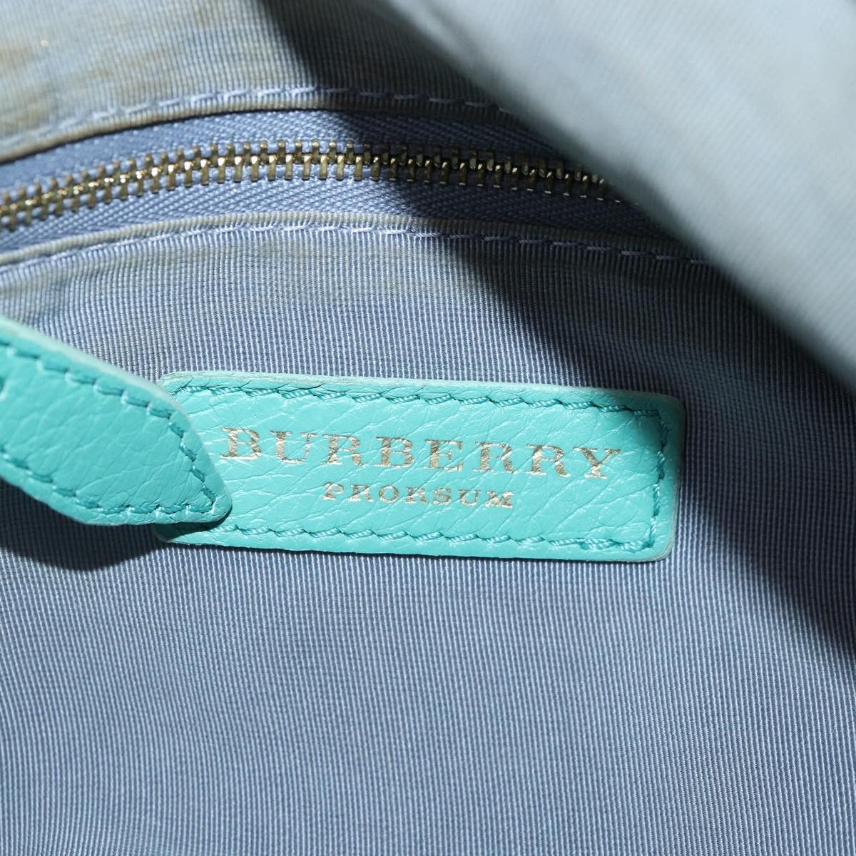 Burberry Prorsum Blue Leather Shoulder Bag (Pre-Owned) Size ONE SIZE - 13 Thumbnail