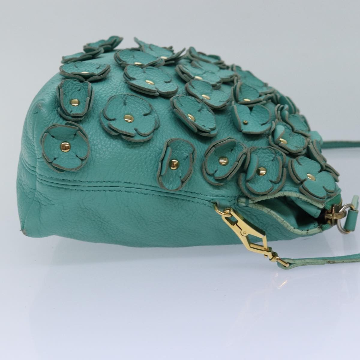 Burberry Prorsum Blue Leather Shoulder Bag (Pre-Owned) Size ONE SIZE - 4 Thumbnail